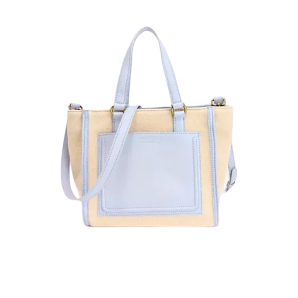 American Leather Co. Bayberry Small Leather Tote w/ Crossbody Strap Women’s